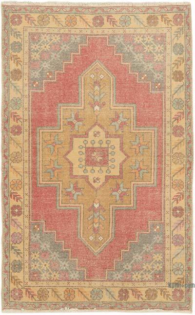 El Dokuma Vintage Halı - 107 cm x 169 cm