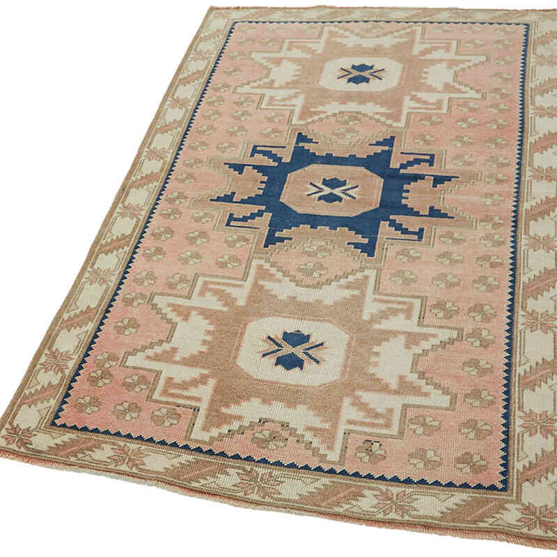 Alfombra Vintage Turca Anudada a Mano - 104 cm x 169 cm - K0065242