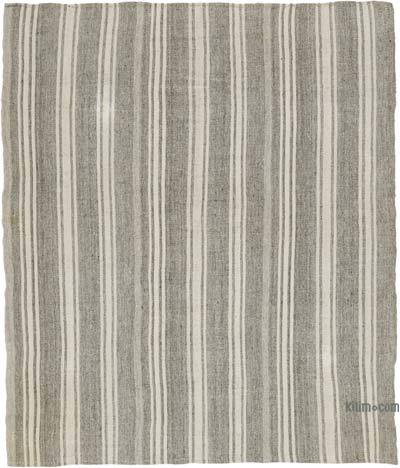 Vintage Anatolian Kilim Rug - 7' 1" x 8' 7" (85" x 103")