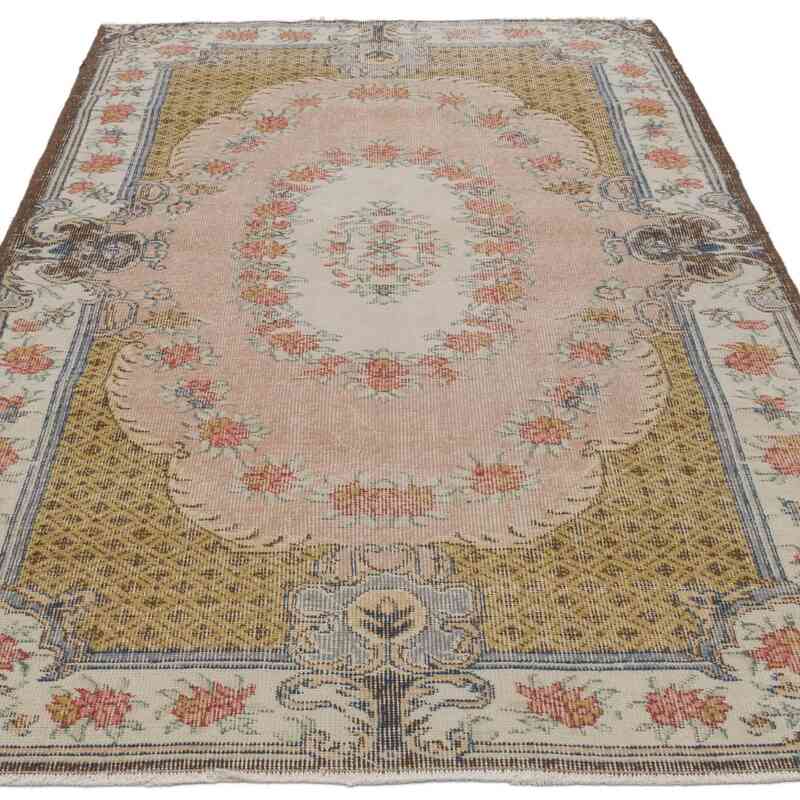 Vintage Turkish Hand-Knotted Rug - 3' 11" x 7' 1" (47" x 85") - K0065305