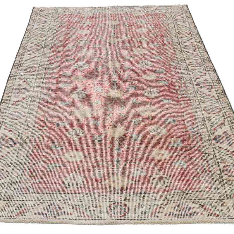 El Dokuma Vintage Halı - 100 cm x 192 cm - K0065306