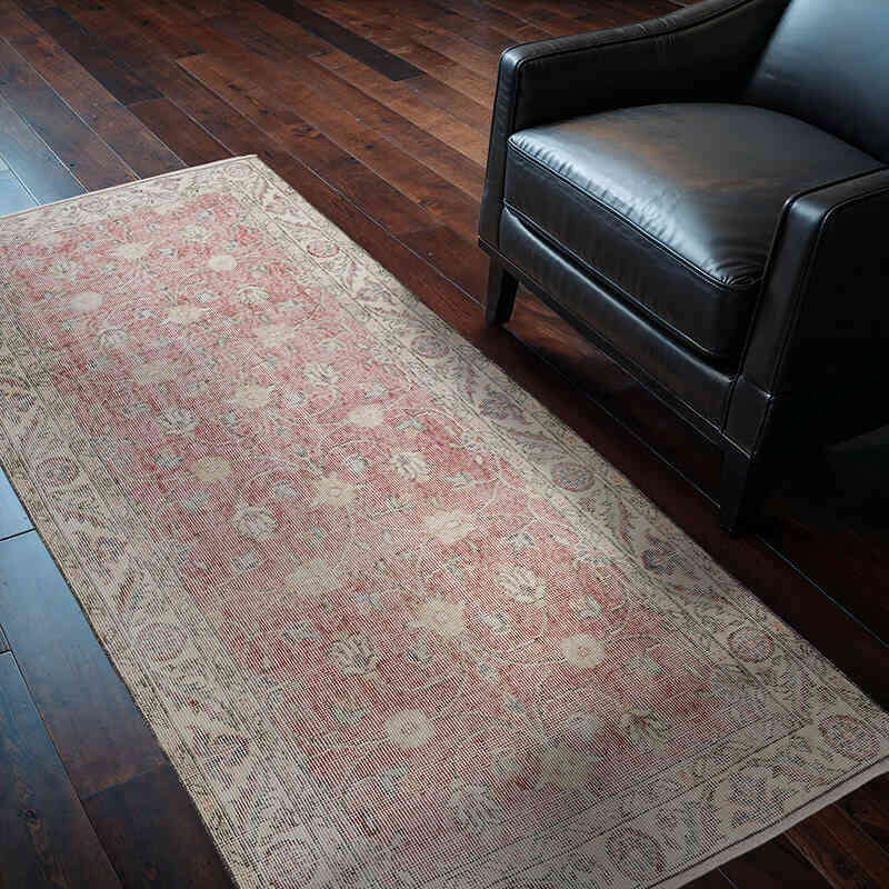 El Dokuma Vintage Halı - 100 cm x 192 cm - K0065306