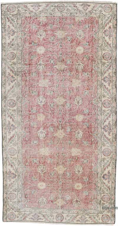 El Dokuma Vintage Halı - 100 cm x 192 cm