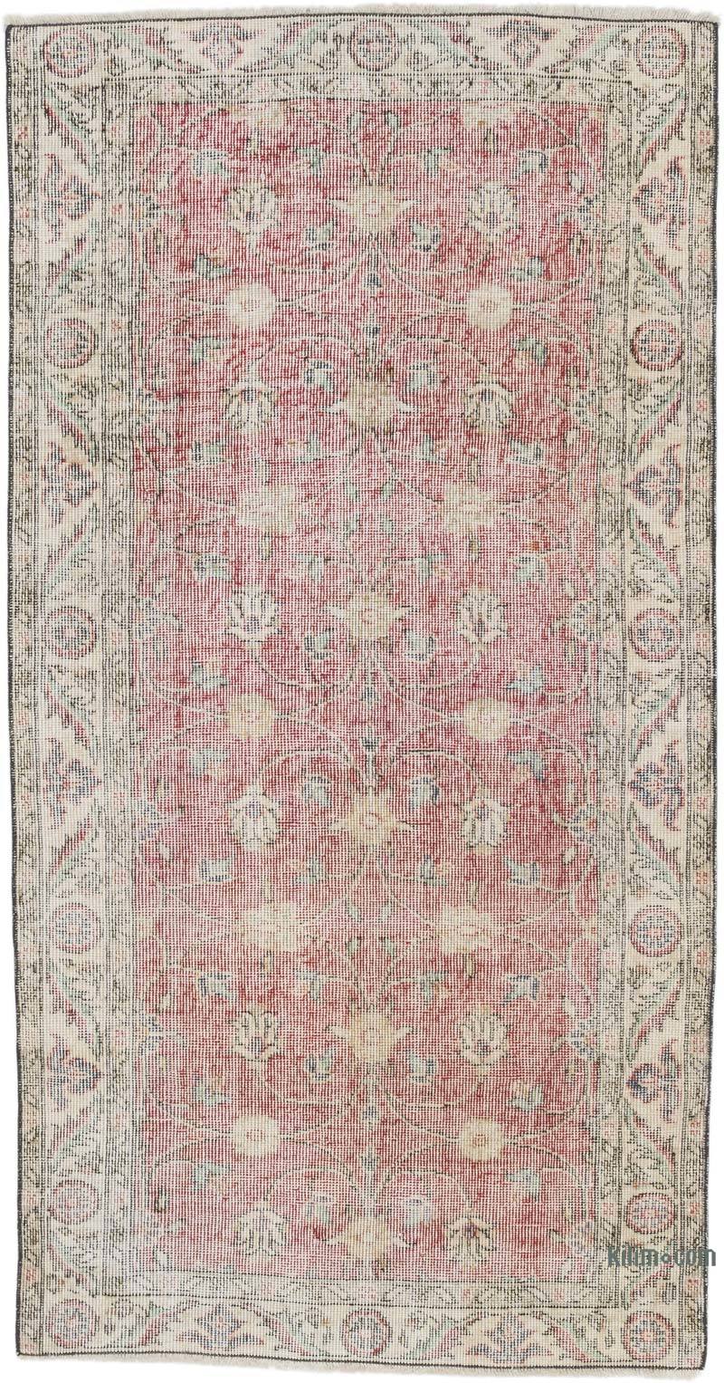 El Dokuma Vintage Halı - 100 cm x 192 cm - K0065306