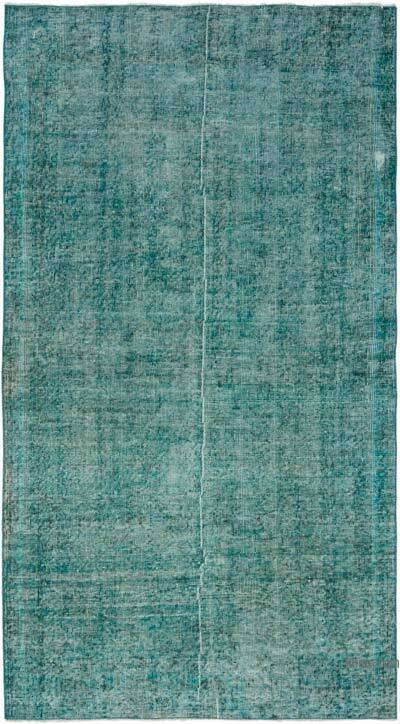 Over-dyed Vintage Hand-Knotted Turkish Rug - 4' 2" x 7' 7" (50" x 91")