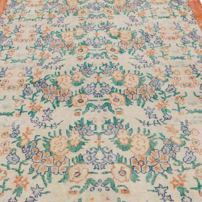 Vintage Turkish Hand-Knotted Rug - 5' 7" x 9' 5" (67" x 113") - K0065317