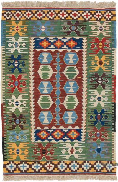 Nueva Alfombra Turca Kilim - 93 cm x 140 cm