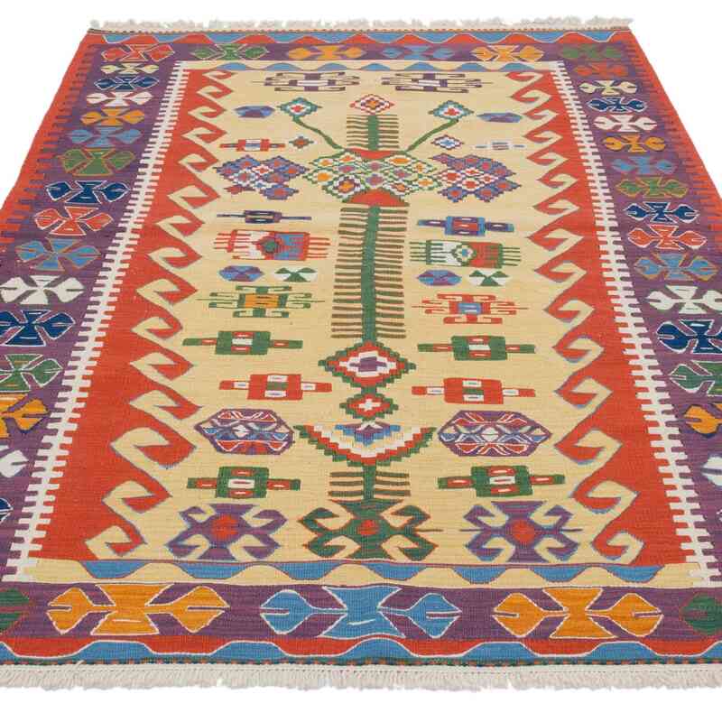 Yeni Kök Boya El Dokuma Kilim - 120 cm x 182 cm - K0065388
