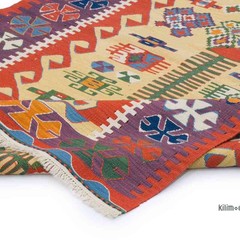 Yeni Kök Boya El Dokuma Kilim - 120 cm x 182 cm - K0065388