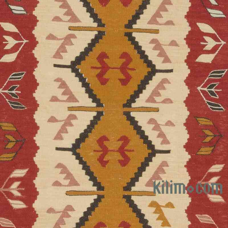 New Handwoven Turkish Kilim Runner - 3' 1" x 10' 7" (37" x 127") - K0065400