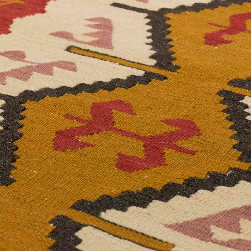 New Handwoven Turkish Kilim Runner - 3' 1" x 10' 7" (37" x 127") - K0065400
