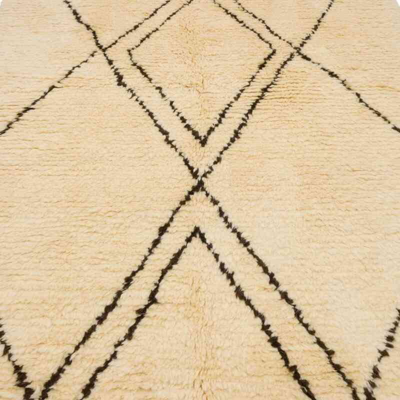 New Moroccan Style Hand-Knotted Tulu Rug - 5' 5" x 8' 1" (65" x 97") - K0065412