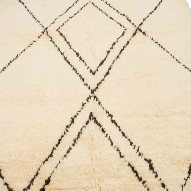 New Moroccan Style Hand-Knotted Tulu Rug - 5' 5" x 8' 1" (65" x 97") - K0065412