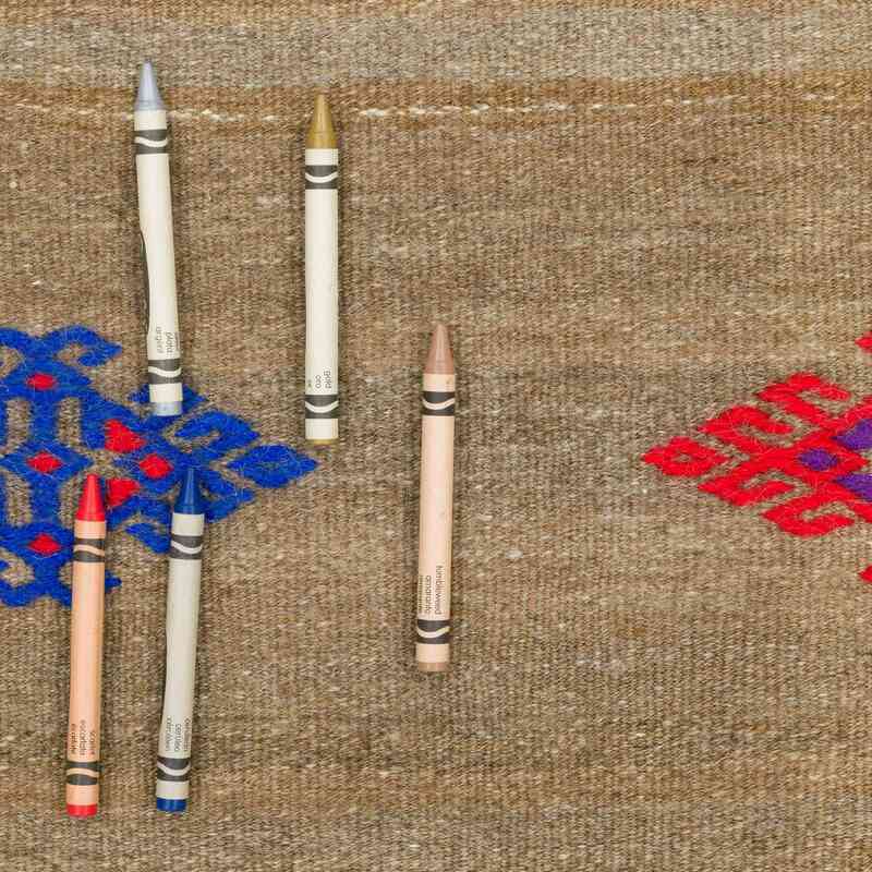 Vintage Anatolian Kilim Runner - 2' 4" x 9' 3" (28" x 111") - K0065436