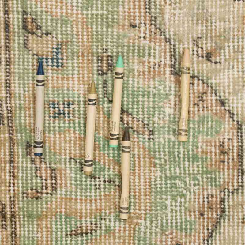 Alfombra Vintage Turca Anudada a Mano - 164 cm x 260 cm - K0065448