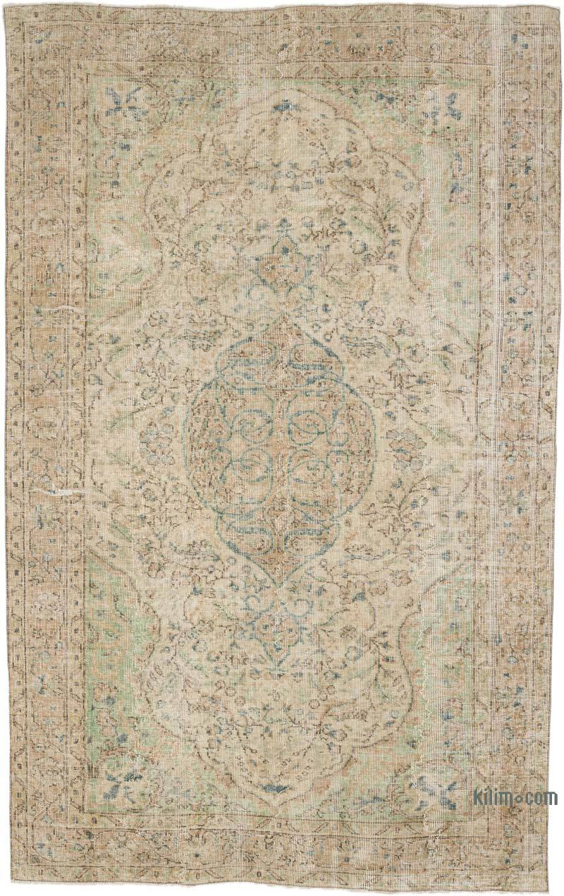 Alfombra Vintage Turca Anudada a Mano - 164 cm x 260 cm - K0065448
