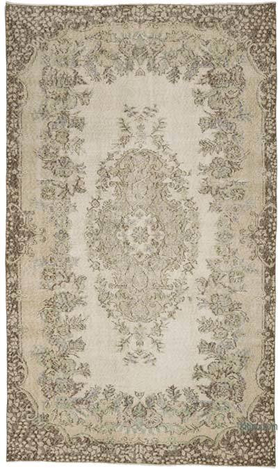 Alfombra Vintage Turca Anudada a Mano - 161 cm x 275 cm