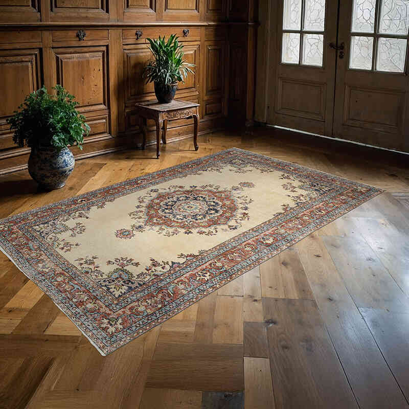 El Dokuma Vintage Hali - 147 cm x 245 cm - K0065452