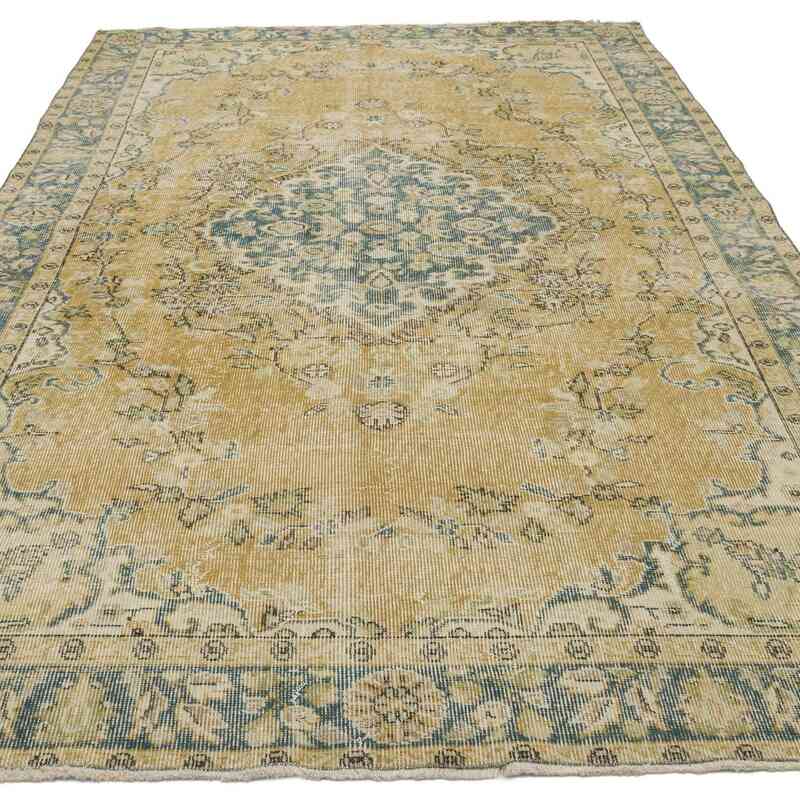 Vintage Turkish Hand-Knotted Rug - 5' 7" x 9' 1" (67" x 109") - K0065461