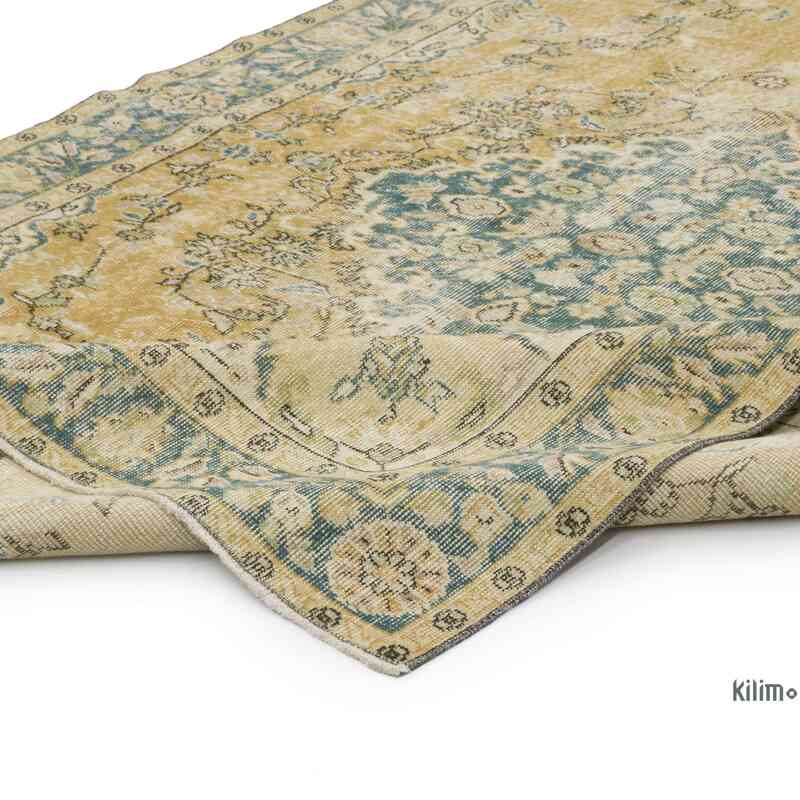 Vintage Turkish Hand-Knotted Rug - 5' 7" x 9' 1" (67" x 109") - K0065461