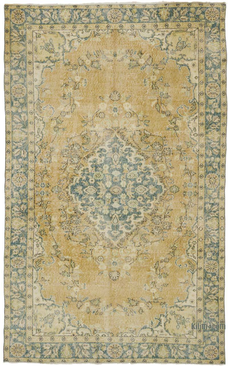 Vintage Turkish Hand-Knotted Rug - 5' 7" x 9' 1" (67" x 109") - K0065461
