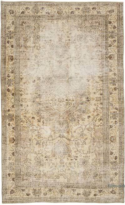 Vintage Turkish Hand-Knotted Rug - 5' 1" x 8' 5" (61" x 101")