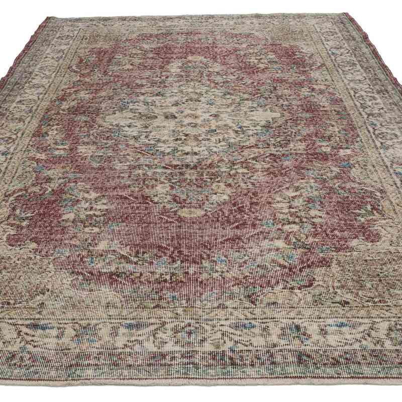 Alfombra Vintage Turca Anudada a Mano - 172 cm x 263 cm - K0065480