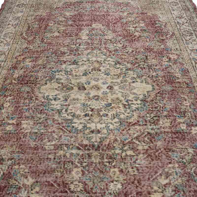 Alfombra Vintage Turca Anudada a Mano - 172 cm x 263 cm - K0065480