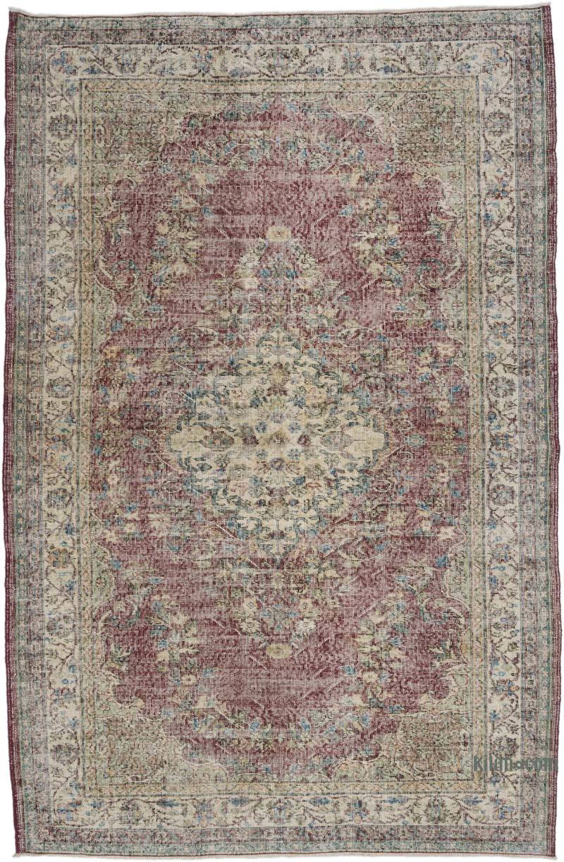Alfombra Vintage Turca Anudada a Mano - 172 cm x 263 cm - K0065480