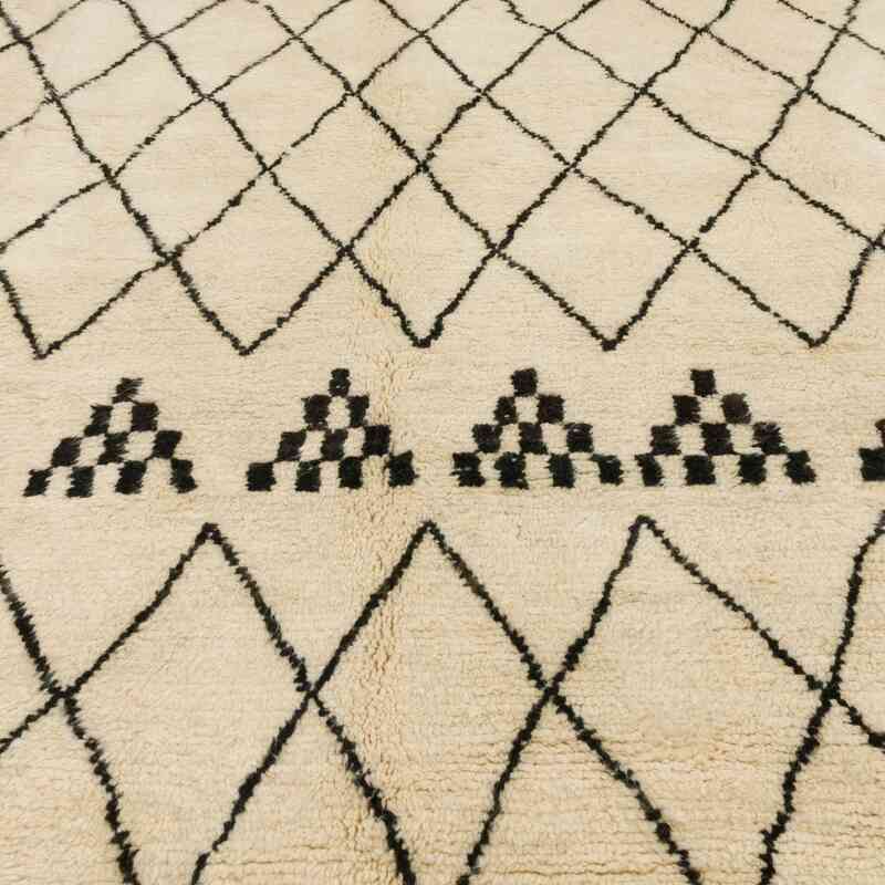 New Moroccan Style Hand-Knotted Tulu Rug - 9' 9" x 11' 10" (117" x 142") - K0065485