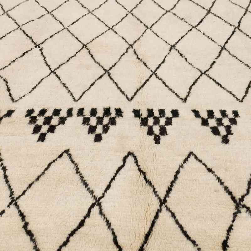 New Moroccan Style Hand-Knotted Tulu Rug - 9' 9" x 11' 10" (117" x 142") - K0065485