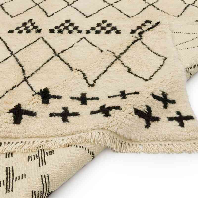 New Moroccan Style Hand-Knotted Tulu Rug - 9' 9" x 11' 10" (117" x 142") - K0065485