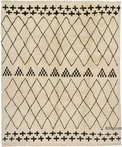 New Moroccan Style Hand-Knotted Tulu Rug - 9' 9" x 11' 10" (117" x 142")