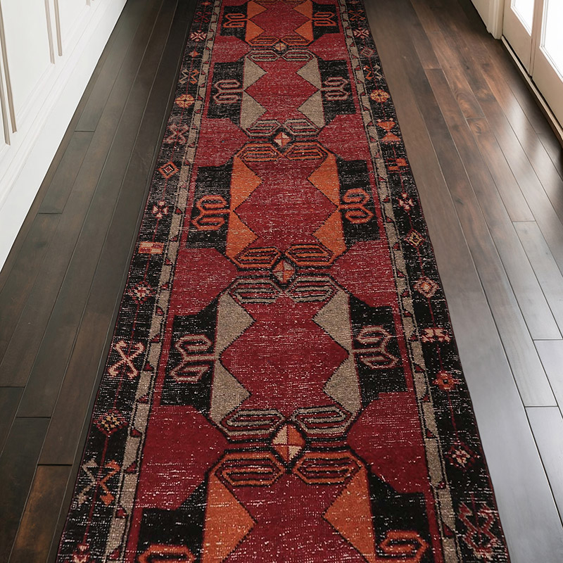 Alfombra Turca Vintage De Pasillo - 110 cm x 330 cm - K0065498