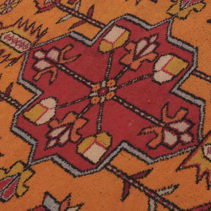 Vintage Turkish Hand-Knotted Rug - 4' 10" x 9' 2" (58" x 110") - K0065514