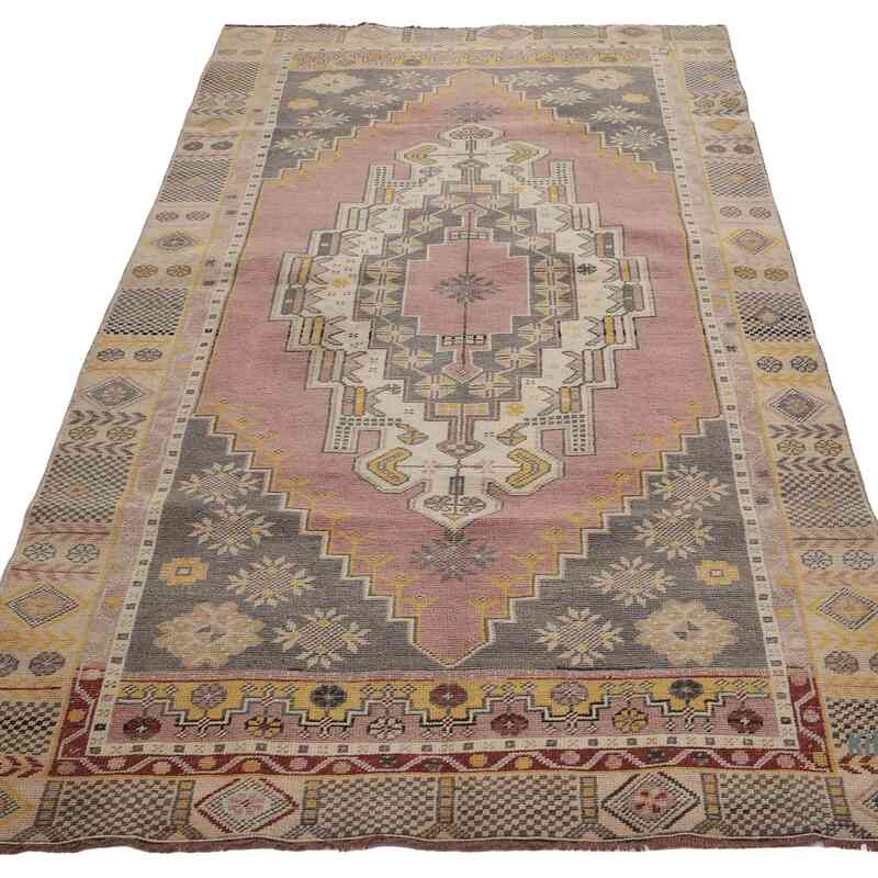 El Dokuma Vintage Halı - 125 cm x 235 cm - K0065546