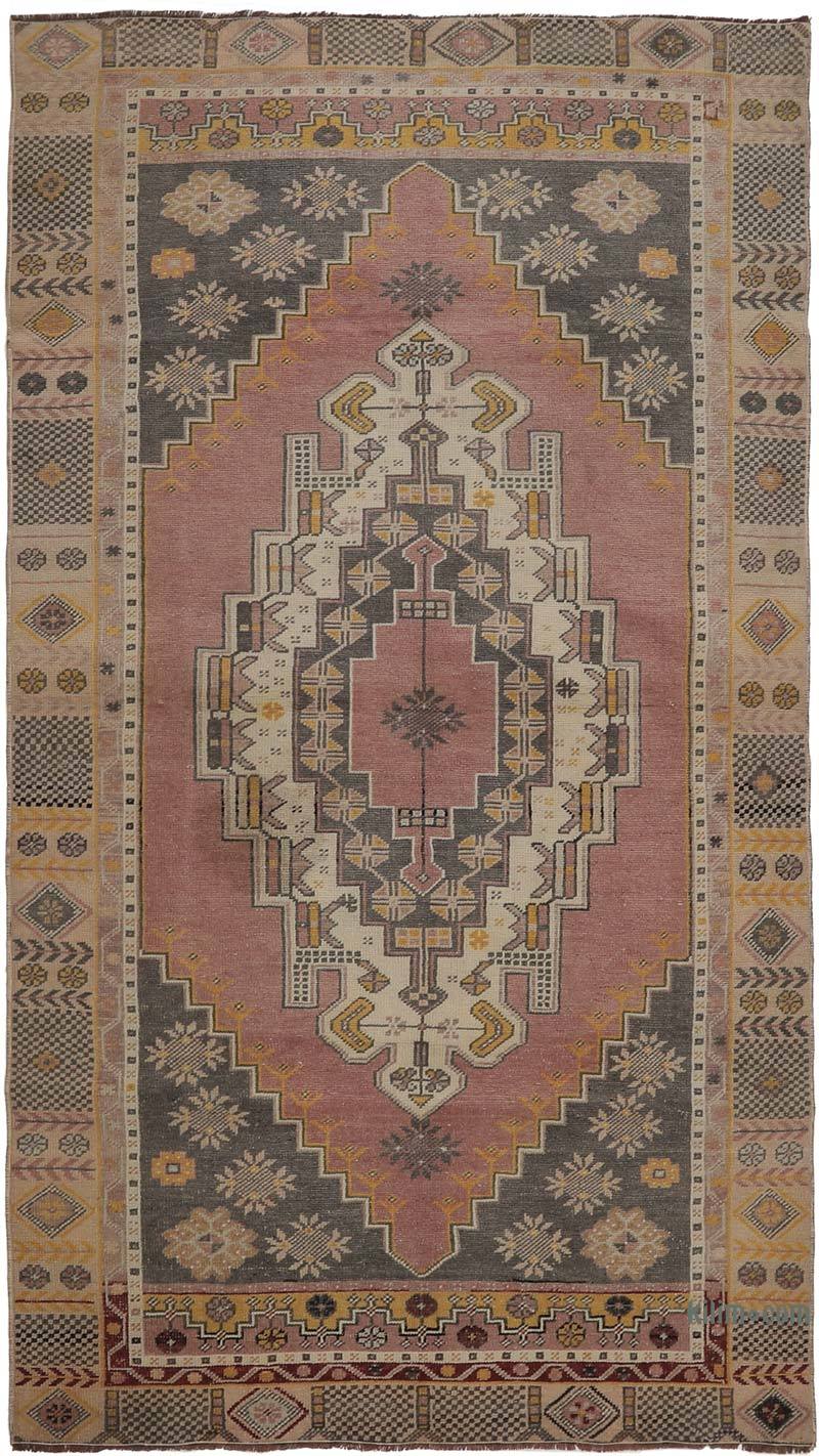 El Dokuma Vintage Halı - 125 cm x 235 cm - K0065546