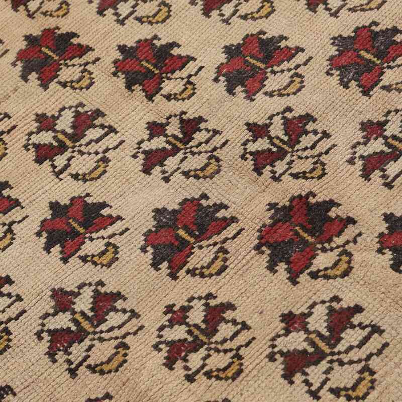 Alfombra Vintage Turca Anudada a Mano - 135 cm x 196 cm - K0065555
