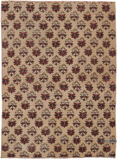Vintage Turkish Hand-Knotted Rug - 4' 5" x 6' 5" (53" x 77")