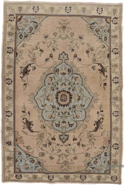 Vintage Turkish Hand-Knotted Rug - 4' 6" x 6' 4" (54" x 76")