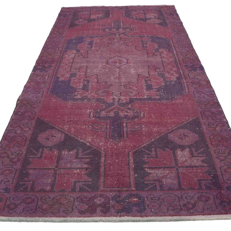 Alfombra Vintage Turca Anudada a Mano - 118 cm x 268 cm - K0065564