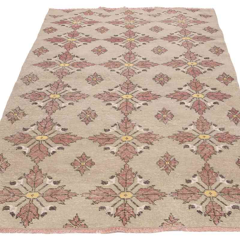 Vintage Turkish Hand-Knotted Rug - 4' 2" x 7' 7" (50" x 91") - K0065565