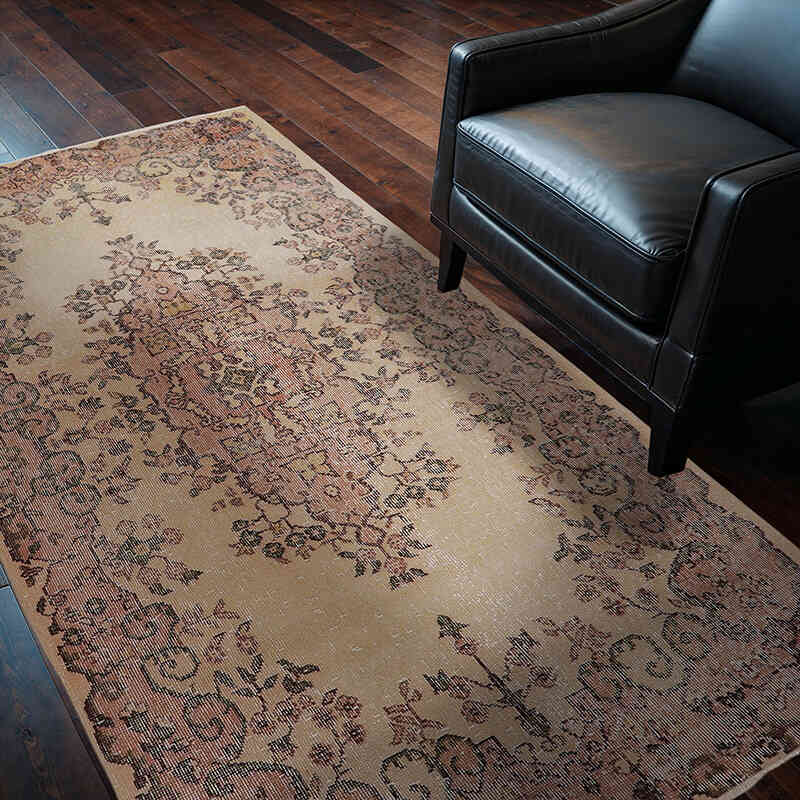 El Dokuma Vintage Halı - 120 cm x 210 cm - K0065588