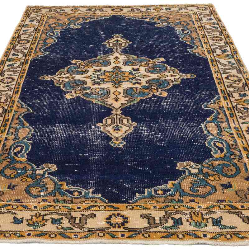 El Dokuma Vintage Halı - 126 cm x 190 cm - K0065590