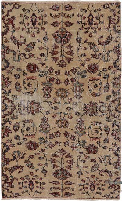 Vintage Turkish Hand-Knotted Rug - 3' 6" x 5' 10" (42" x 70")