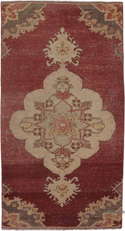 Vintage Turkish Hand-Knotted Rug - 3' 3" x 6' 9" (39" x 81")