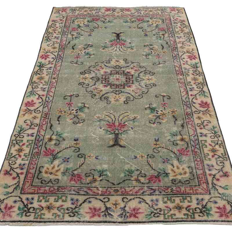 El Dokuma Vintage Halı - 110 cm x 205 cm - K0065602