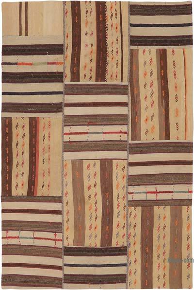 Alfombra Kilim de Retazos - 140 cm x 212 cm