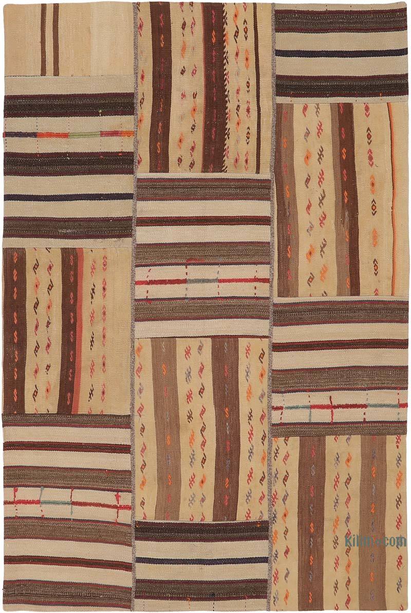 Patchwork Kilim Rug - 4' 7" x 6' 11" (55" x 83") - K0065606