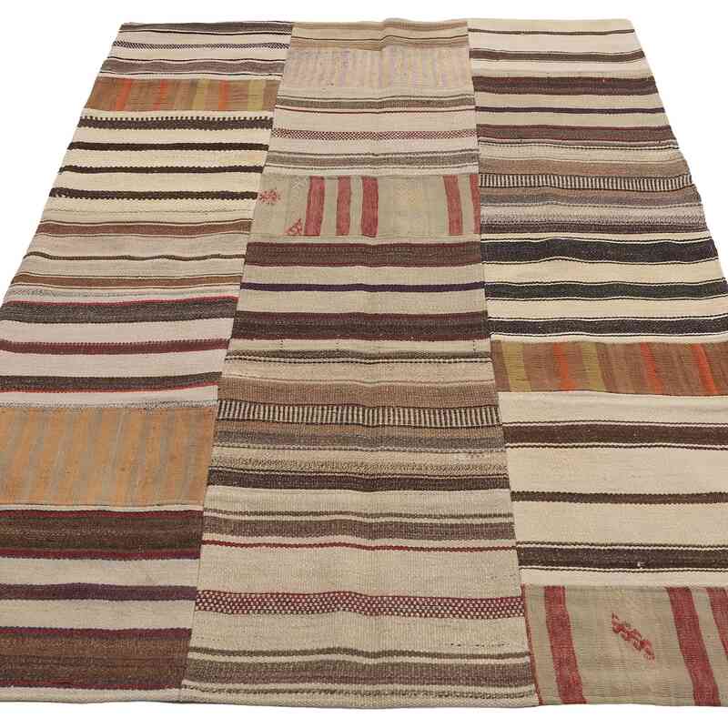Alfombra Kilim de Retazos - 136 cm x 200 cm - K0065608